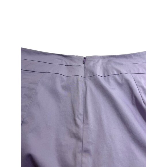 Banana Republic Mini Skirt Pleated Lavender Purple Mini Skirt Womens 8 - Picture 3 of 7